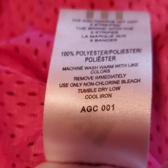 Adidas Pink Zip Track Jacket EUC - Picture 4 of 4